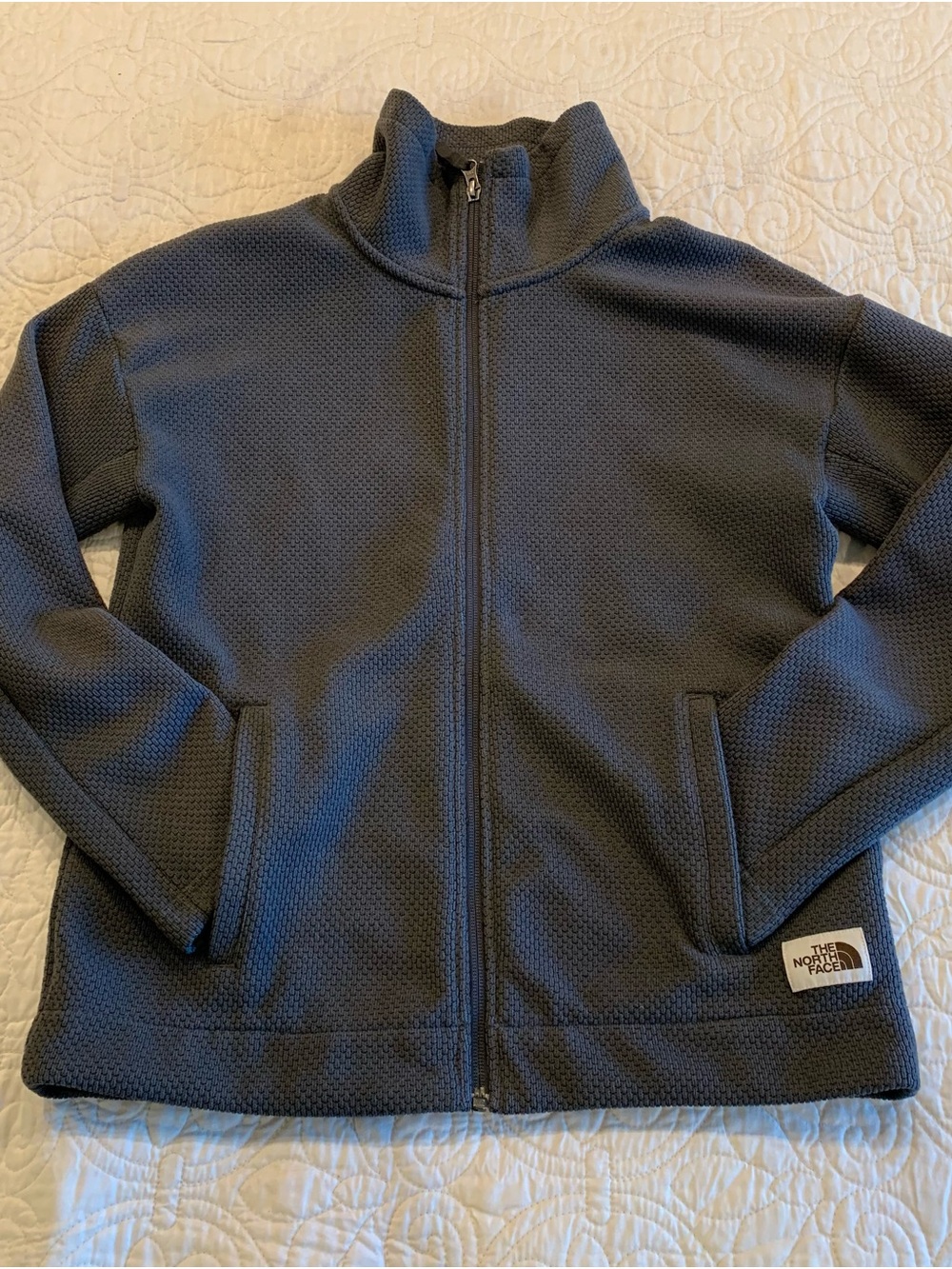 The North Face Women’s Full-Zip Fleece Jacket - Dark Gray